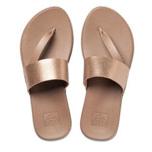 REEF Cusion Sol Women's Sandals Metallic Copper Size 8